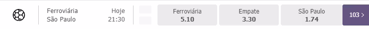 odds ferroviaria x sp