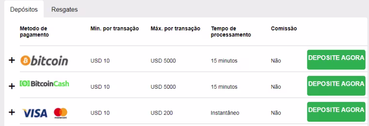 deposito bitcoin bumbet