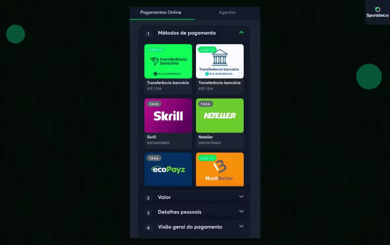 formas de deposito sportsbet