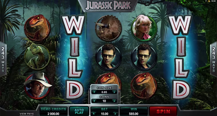 slot jurassic park