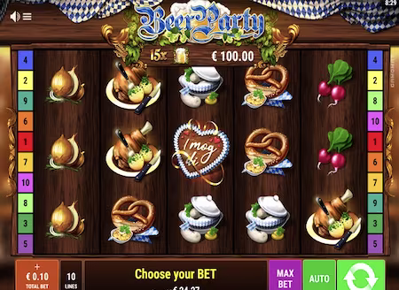 slot beer party