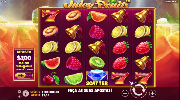 Como jogar Juicy Fruits