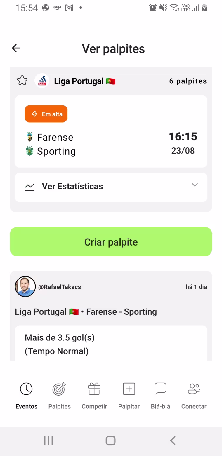 captura de tela palpitar app aposta 10 futebol dicas