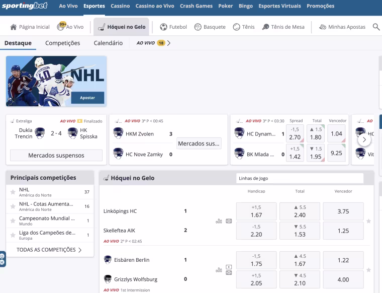 printscreen apostar hoquei no gelo sportingbet