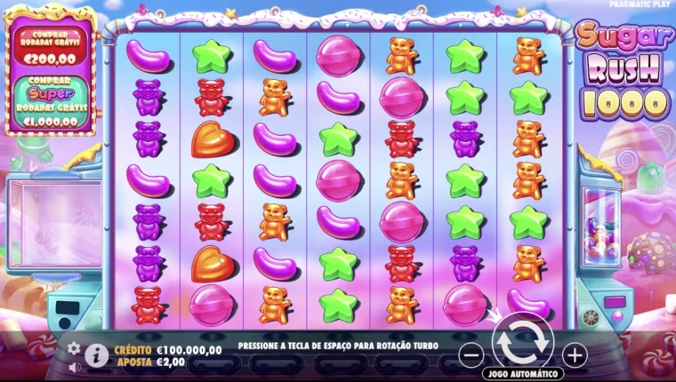 como funciona sugar rush 1000