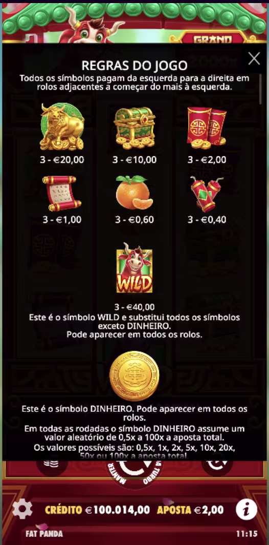 como funciona touro sortudo