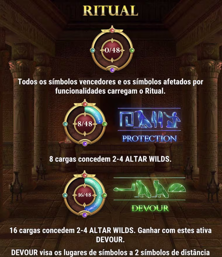 ritual slot egito antigo bonus