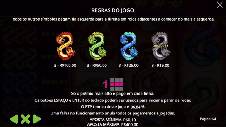 888 dragons como ganhar no slot