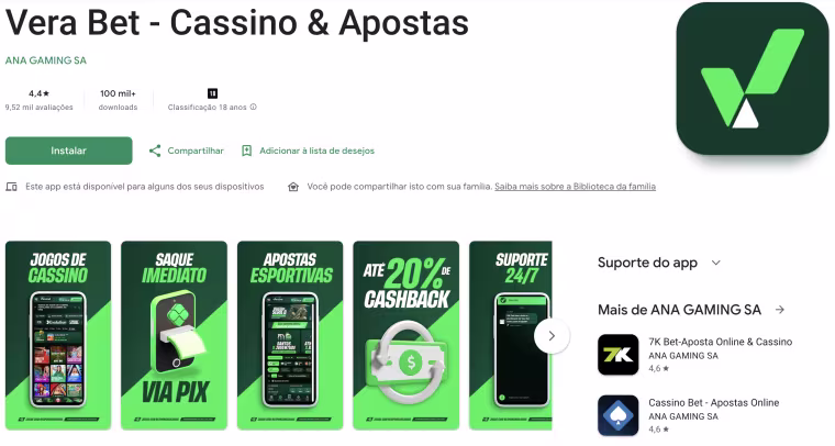 app vera bet