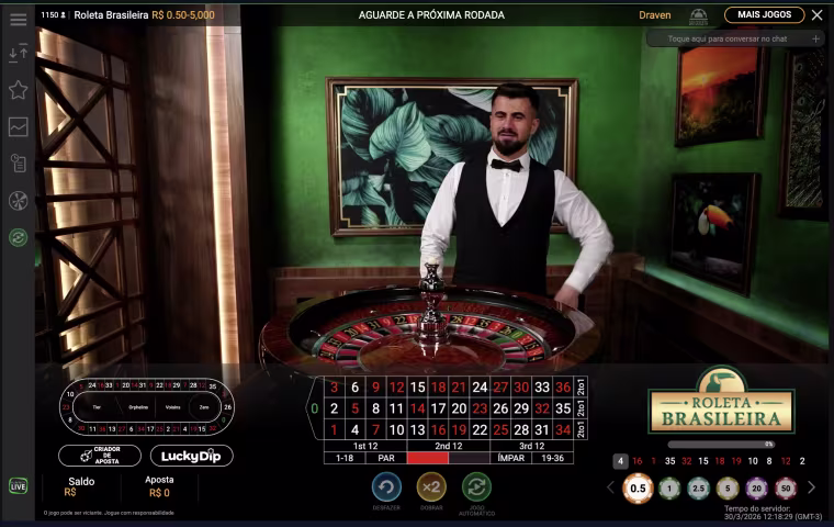 roleta brasileira ao vivo brbet