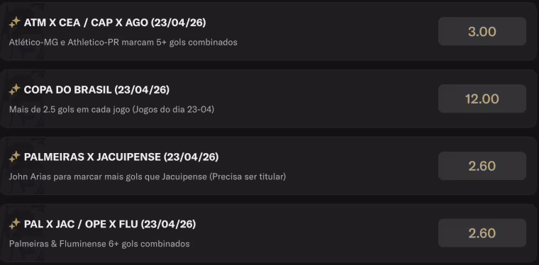 copa do brasil apostar com super ods