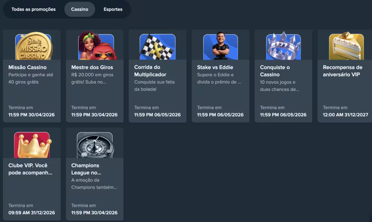 bonus cassino stake