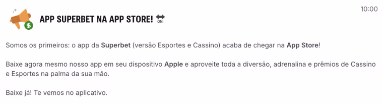 baixar superbet app apple store