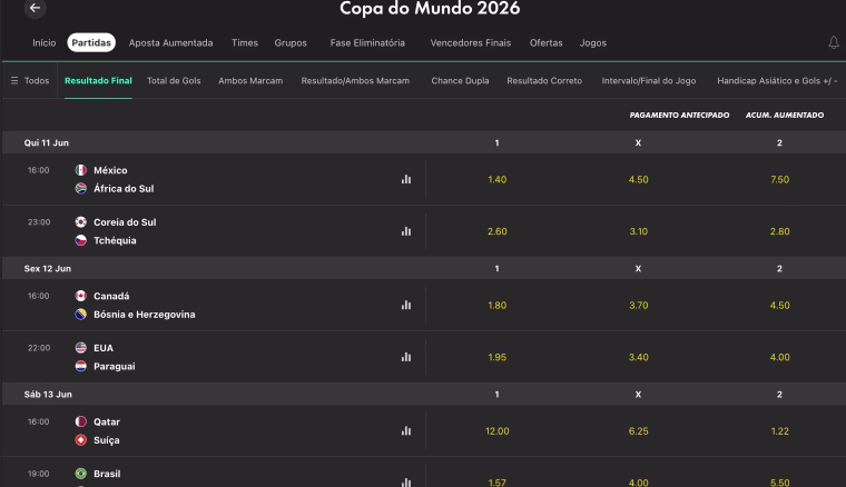 apostas nos jogos da copa na bet365