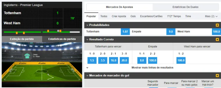 apostas ao vivo