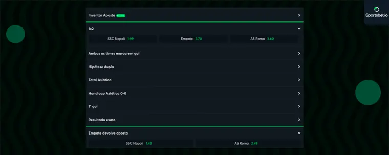odds camp italiano sportsbet
