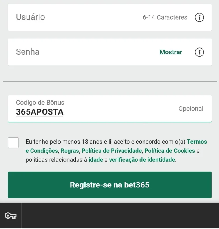 Aposta Grátis Bet365