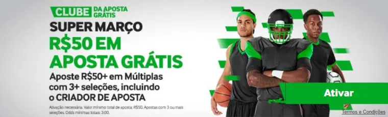 Ganhe uma aposta grátis por semana em março na Betway