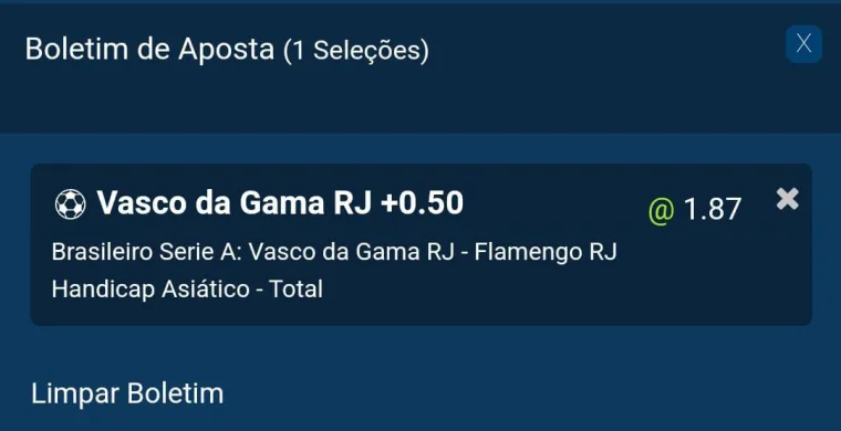 Apostas em mercados de Chance Dupla