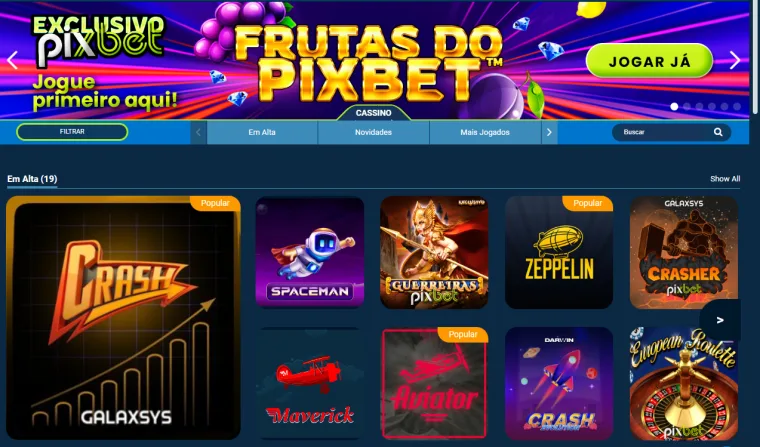 Jogue Spaceman no cassino online Pixbet