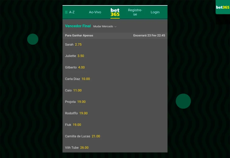 odds bbb bet365