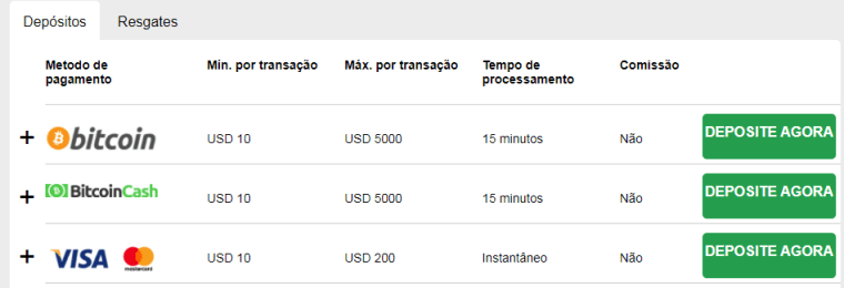 deposito bitcoin bumbet
