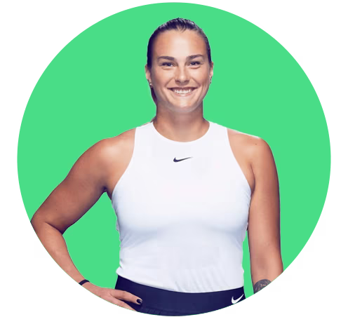 Aryna Sabalenka -2 games