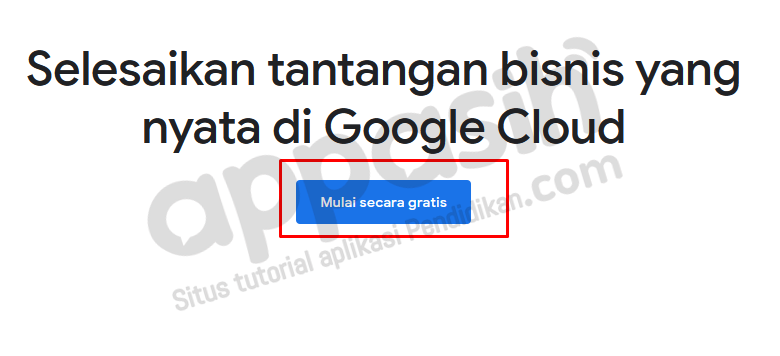 cara daftar gcp dengan jenius