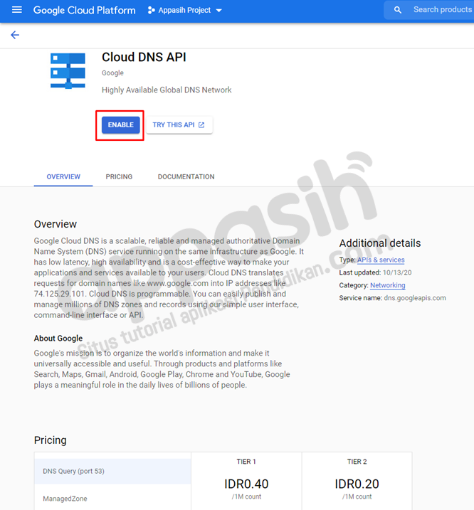 Menghubungkan domain ke VPS Google Cloud