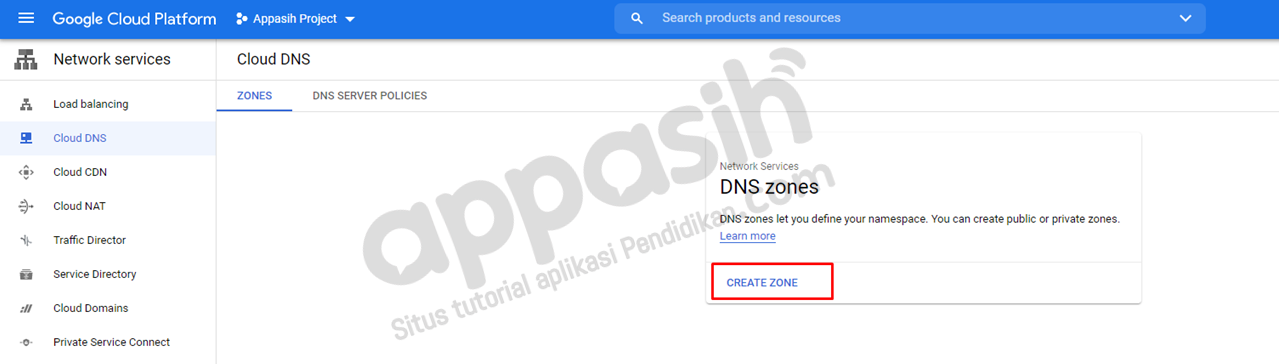 Menghubungkan domain ke VPS Google Cloud