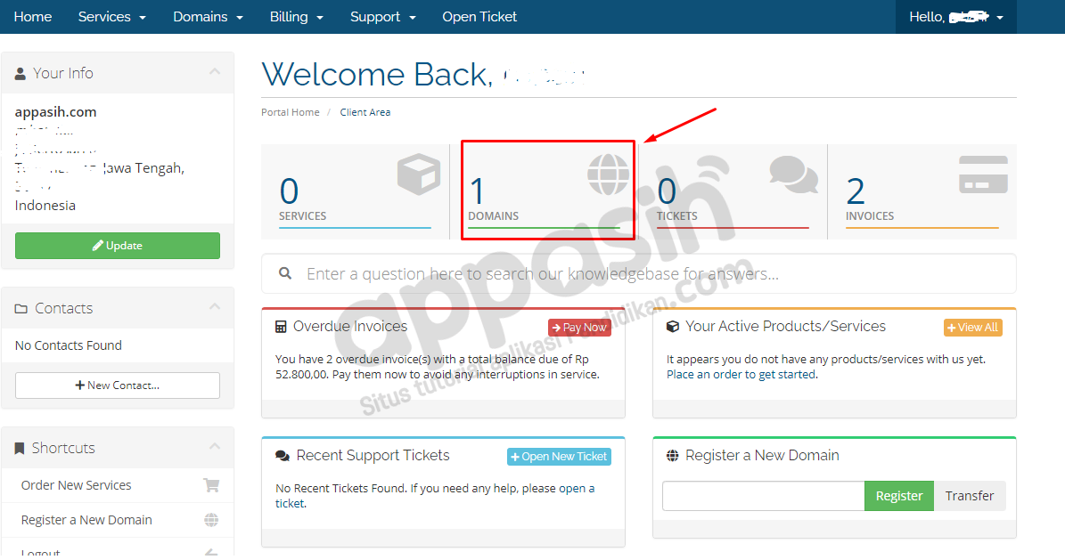 Menghubungkan domain ke VPS Google Cloud