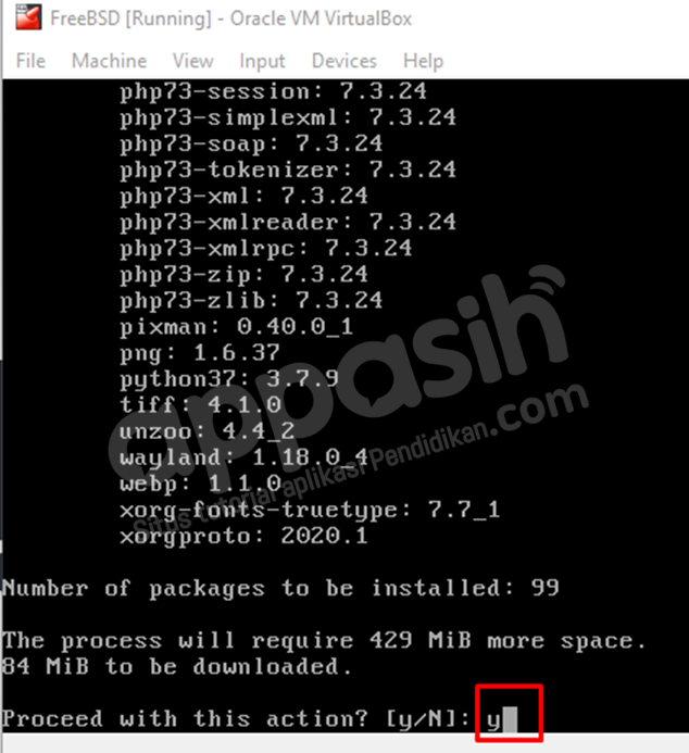 install moodle di freebsd