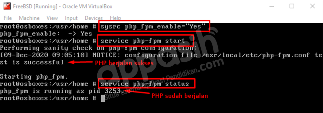 install moodle di freebsd