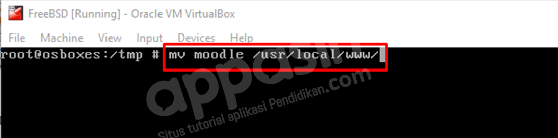install moodle di freebsd