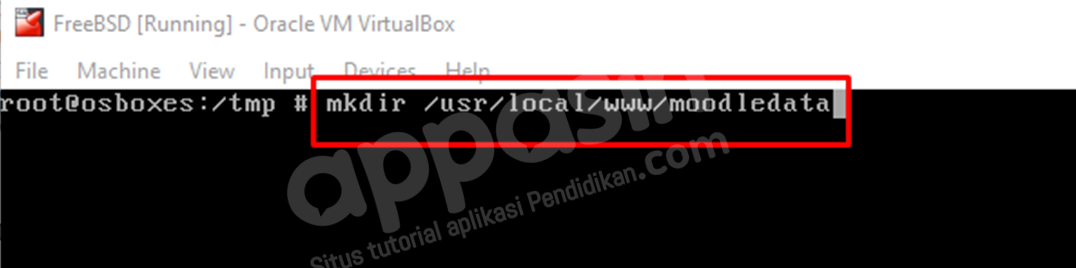 install moodle di freebsd