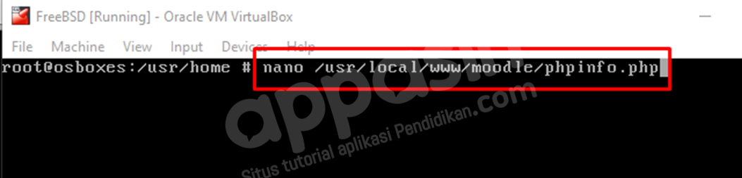 install moodle di freebsd