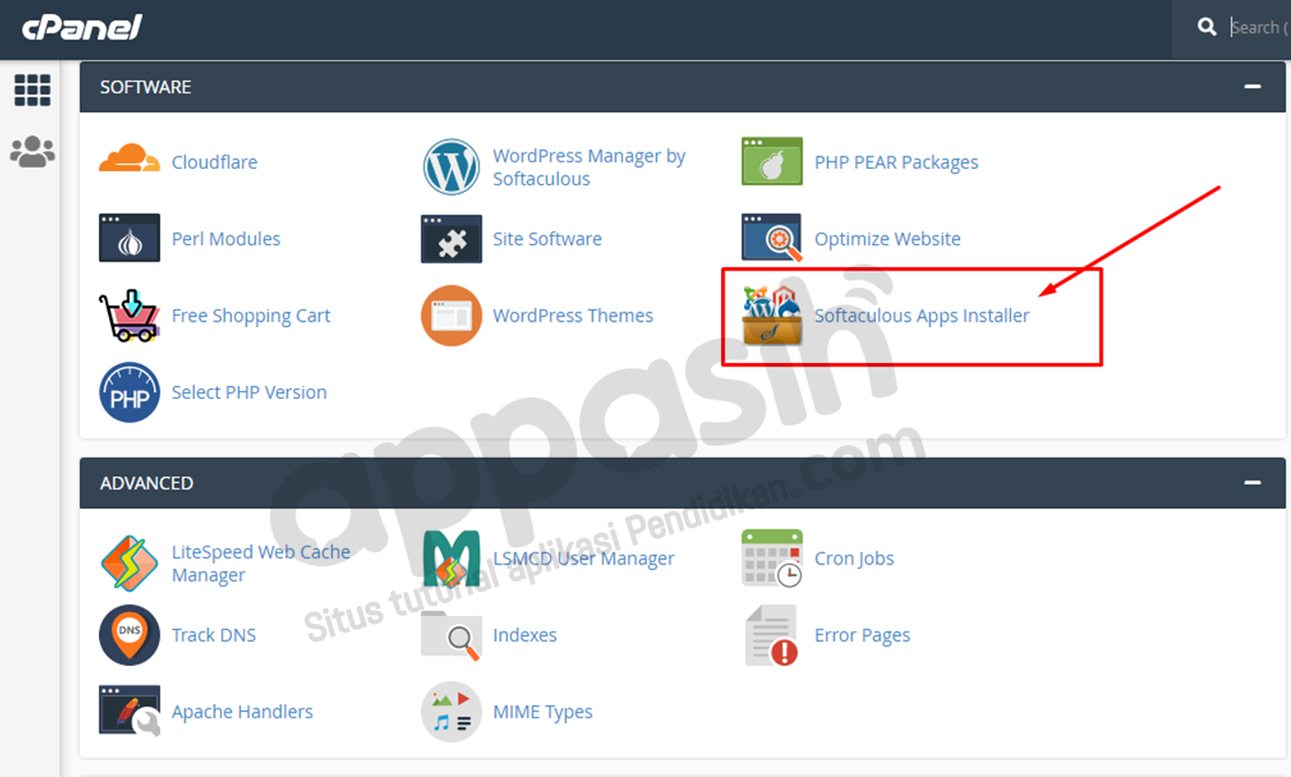install moodle di hosting