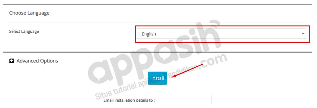 install moodle di hosting