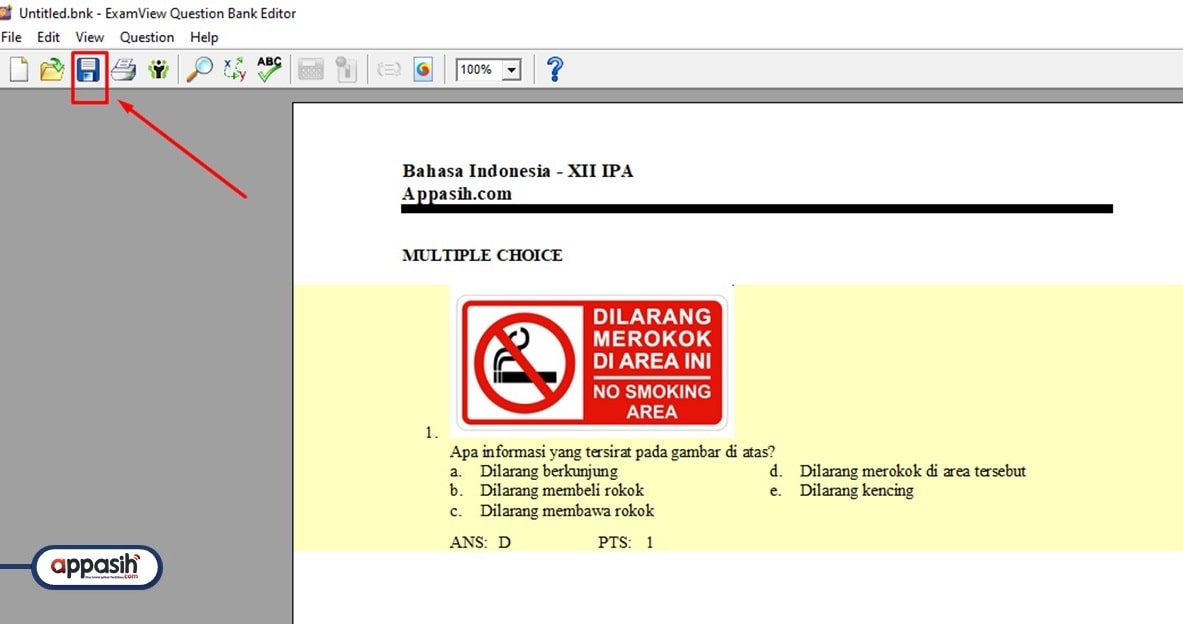 tutorial examview test generator lengkap