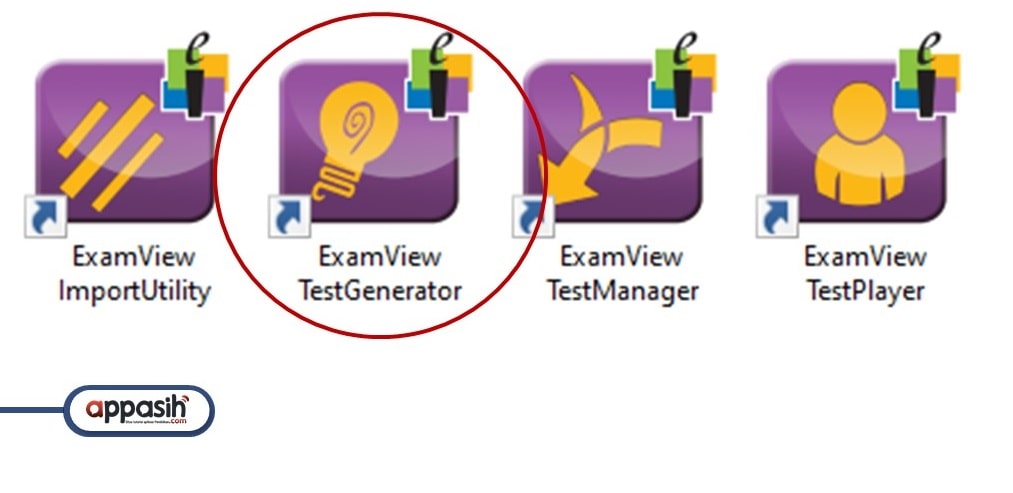 tutorial examview test generator lengkap