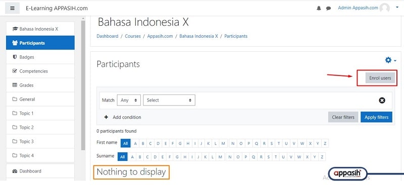 membuat kursus di moodle