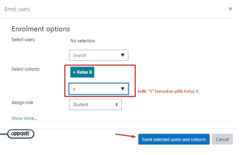 membuat kursus di moodle