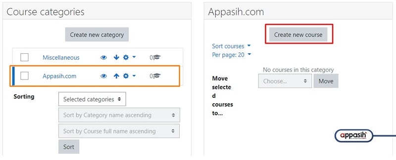 membuat kursus di moodle