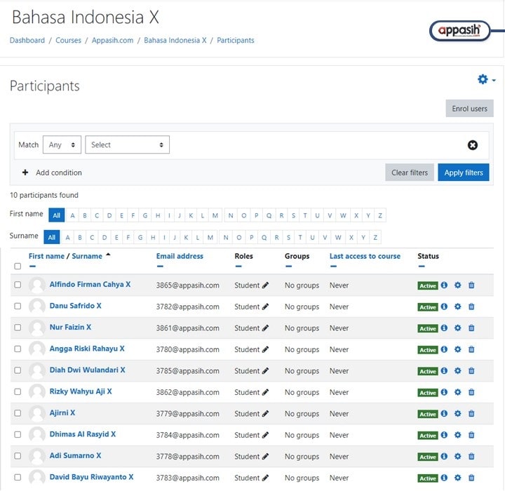 membuat kursus di moodle