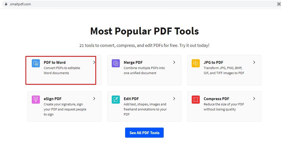 Cara Convert Pdf ke Word di Laptop Smallpdf