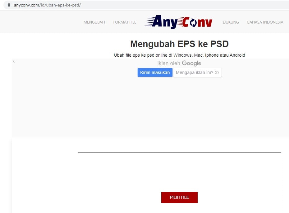 Cara Convert EPS ke PSD