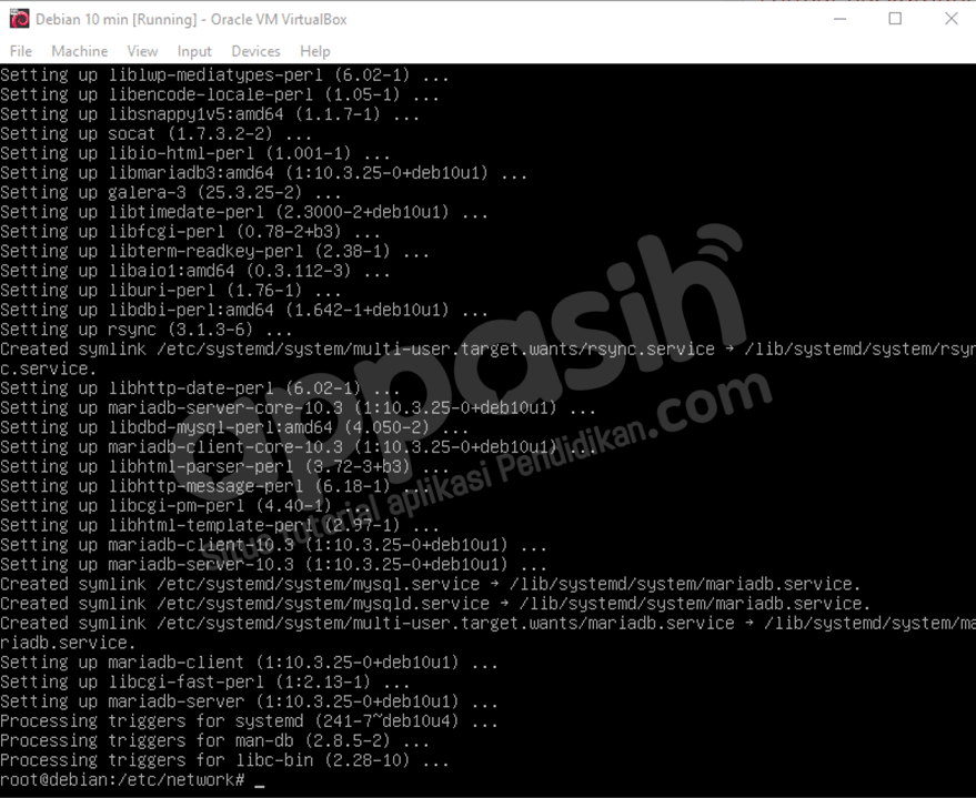install moodle di debian