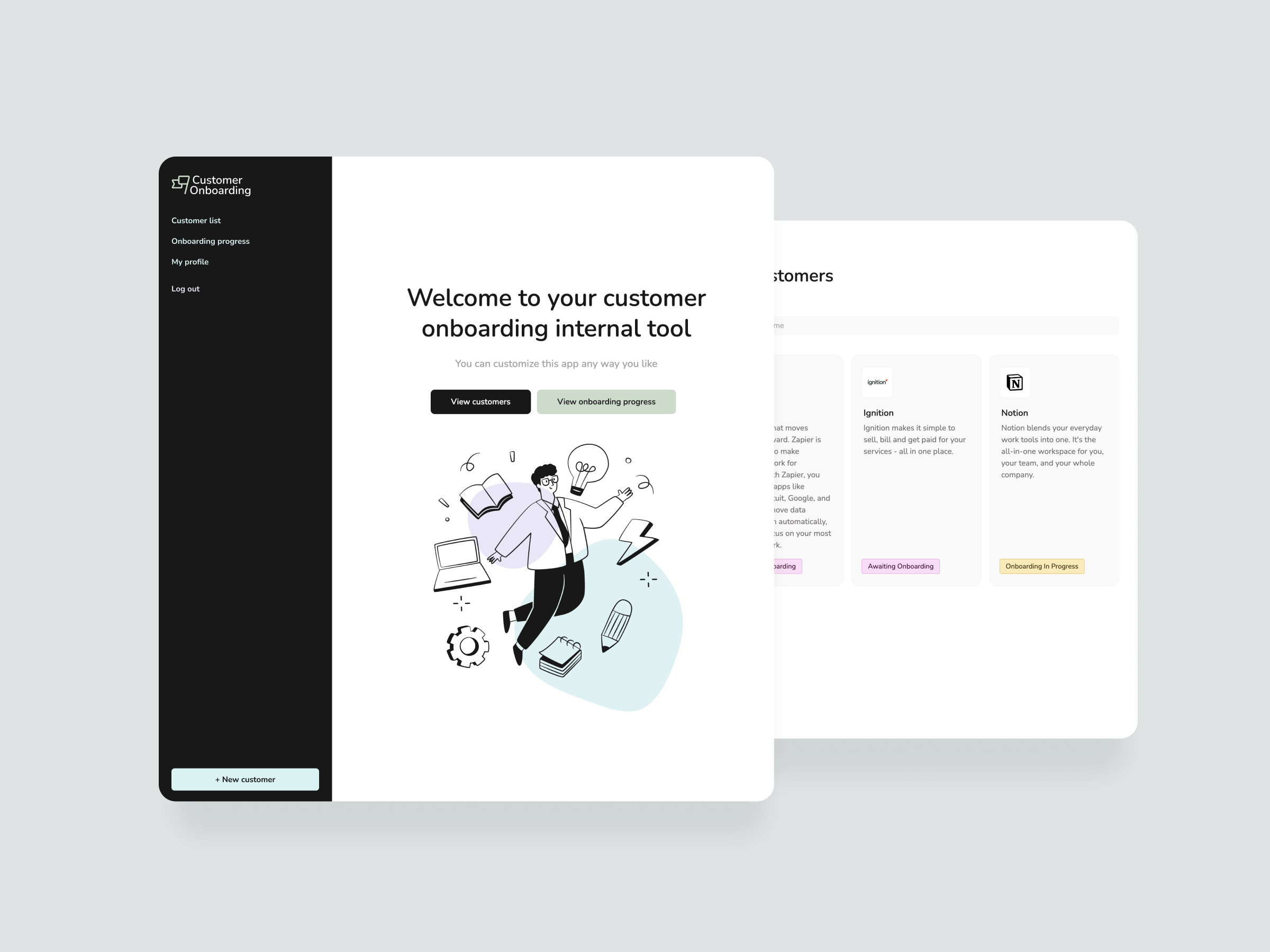 Customer Onboarding for softr