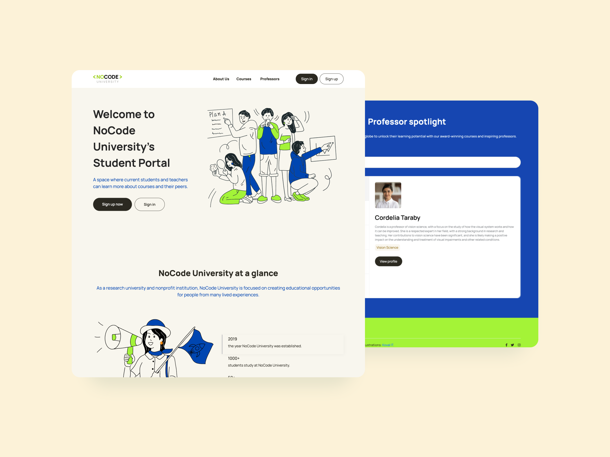 Student Portal for softr