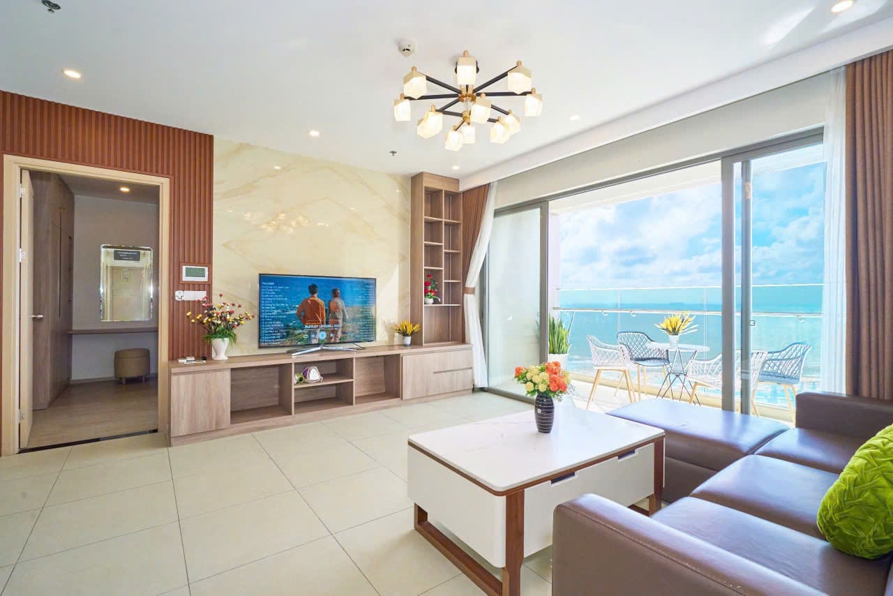 (T.Plantino) Căn hộ du lịch The Sóng Vũng Tàu giá rẻ | President tiện ích 5* gần Bãi Sau